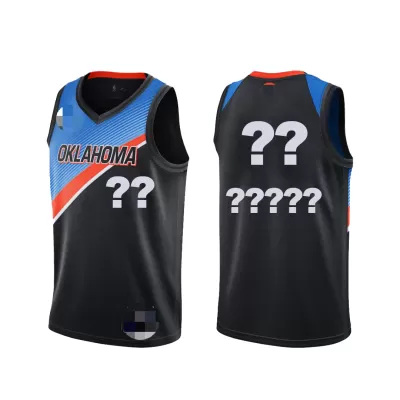 Men's Oklahoma City Thunder Swingman NBA Customize Jersey - City Edition 2020/21 - jerseystop