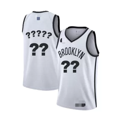 Men's Brooklyn Nets Swingman NBA Customize Jersey - Association Edition 2020/21 - jerseystop