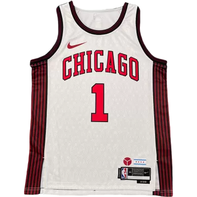 Men's Rose #1 Chicago Bulls Swingman Vintage NBA Jersey - Association Edition 2022/23 - jerseystop