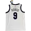 Men's Los Angeles Lakers Rajon Rondo #9 Swingman NBA Jersey - Association Edition 2022/23 - jerseystop