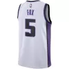 Men's Sacramento Kings De'Aaron Fox #5 Swingman NBA Jersey - Association Edition 2023/24 - jerseystop