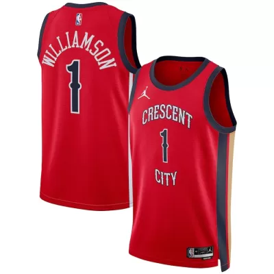 Men's New Orleans Pelicans Zion Williamson #1 Swingman NBA Jersey - Statement Edition 2023/24 - jerseystop