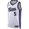 Men's Sacramento Kings De'Aaron Fox #5 Swingman NBA Jersey - Association Edition 2023/24 - jerseystop