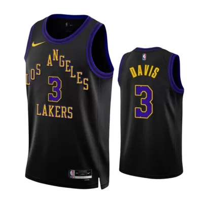 Men's Los Angeles Lakers Anthony Davis #3 Swingman NBA Jersey - City Edition 2023/24 - jerseystop