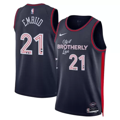 Men's Philadelphia 76ers Joel Embiid #21 Swingman NBA Jersey - City Edition 2023/24 - jerseystop