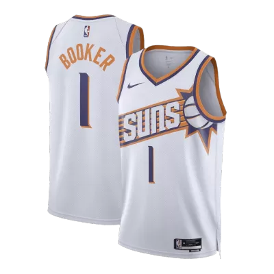 Men's Phoenix Suns Devin Booker #1 Swingman NBA Jersey - Association Edition 2023/24 - jerseystop