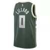 Men's Milwaukee Bucks Damian Lillard #0 Swingman NBA Jersey - Icon Edition - jerseystop