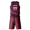 Kids Basketball Uniforms Personalized Customized Swingman Jersey Red (Top+Shorts) - jerseystop