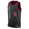 Men's Chicago Bulls Lonzo Ball #2 Swingman NBA Jersey - City Edition 2023/24 - jerseystop