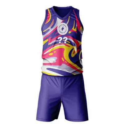 Men Basketball Uniforms Personalized Customized Swingman Jersey Rainbow (Top+Shorts) - jerseystop