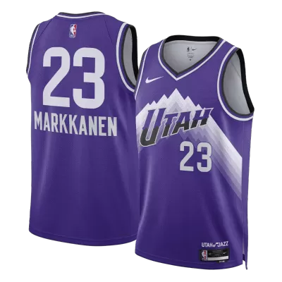 Men's Utah Jazz MARKKANEN #23 Swingman NBA Jersey - City Edition 2023/24 - jerseystop