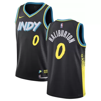 Men's Indiana Pacers Tyrese Haliburton #0 Swingman NBA Jersey - City Edition 2023/24 - jerseystop