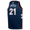 Kids's Philadelphia 76ers Joel Embiid #21 Swingman NBA Jersey - City Edition - jerseystop