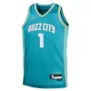 Kids's Charlotte Hornets LaMelo Ball #1 Swingman NBA Jersey - City Edition - jerseystop