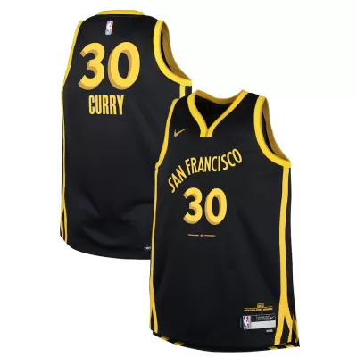 Kids's Golden State Warriors Stephen Curry #30 Swingman NBA Jersey - City Edition - jerseystop