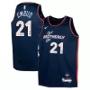 Kids's Philadelphia 76ers Joel Embiid #21 Swingman NBA Jersey - City Edition - jerseystop