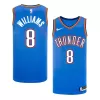 Men's Oklahoma City Thunder JALEN WILLIAMS #8 Swingman NBA Jersey - Icon Edition - jerseystop